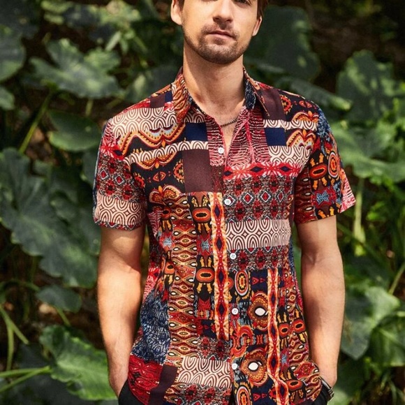 COPY - COPY - Men’s patchwork shirt - Picture 5 of 5